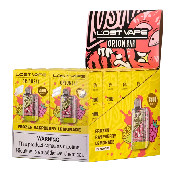 BUY 1 GET 1 FREE Frozen Raspberry Lemonade Orion Bar 7500 | Vape Amazon India Lost Vape