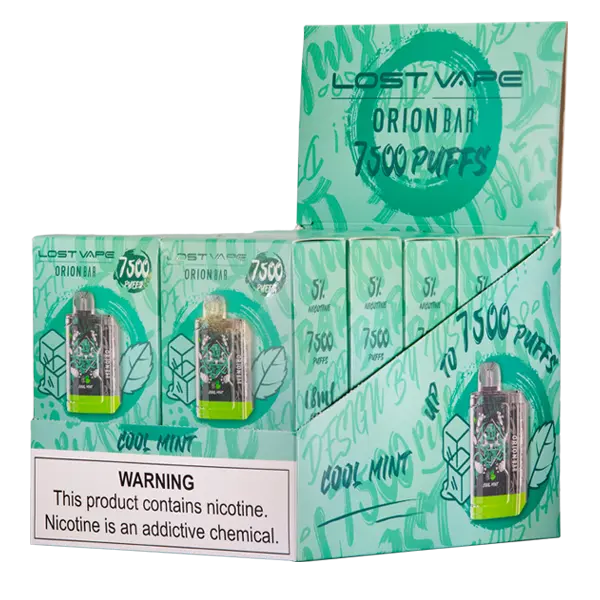 BUY 1 GET 1 FREE Cool Mint Orion Bar 7500 | Vape Amazon India Lost Vape