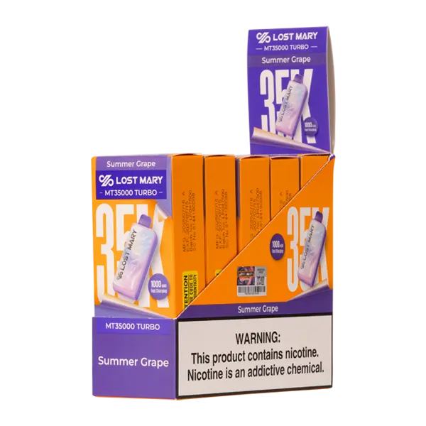 BUY 1 GET 1 FREE Summer Grape Lost Mary MT35K Turbo | Vape Amazon India Lost Mary