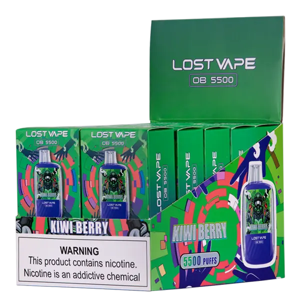 BUY 1 GET 1 FREE Kiwi Berry Lost Vape OB5500 | Vape Amazon India Lost Vape