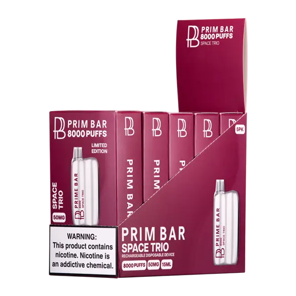 BUY 1 GET 1 FREE Space Trio Prime Bar 8000 | Vape Amazon India Prime Bar