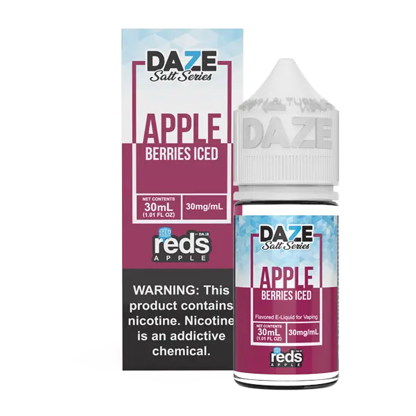 BUY 1 GET 1 FREE Reds Apple Berries Iced Salts | Vape Amazon India Reds by 7DAZE