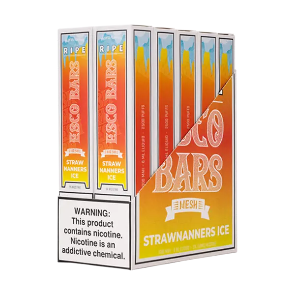 BUY 1 GET 1 FREE Straw Nanners Ice Esco Bar | Vape Amazon India Esco Bar