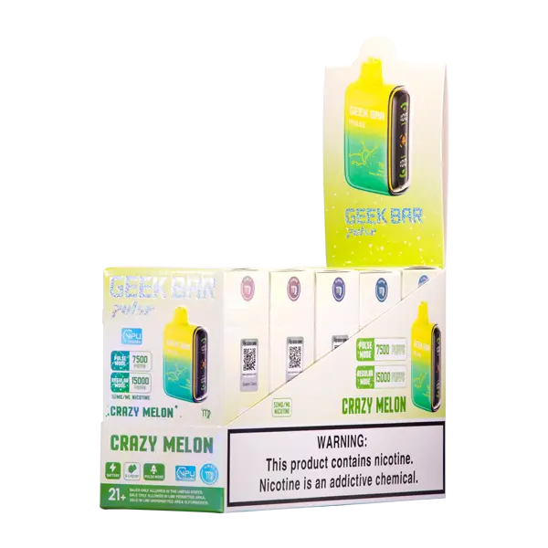 BUY 1 GET 1 FREE Crazy Melon Geek Bar Pulse | Vape Amazon India Geek Vape