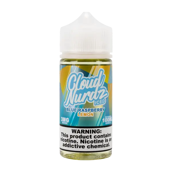 BUY 1 GET 1 FREE Iced Blue Raspberry Lemon by Cloud Nurdz 100mL | Vape Amazon India