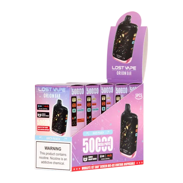 BUY 1 GET 1 FREE Juicy Peach Orion Bar 50K | Vape Amazon India Lost Vape