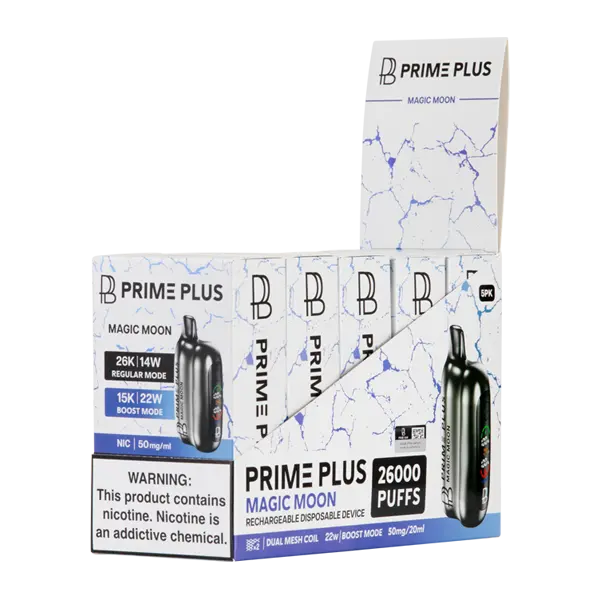BUY 1 GET 1 FREE Magic Moon Prime Plus 26000 | Vape Amazon India Prime Bar