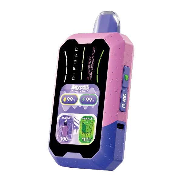 BUY 1 GET 1 FREE Blueberry Pink Lemonade RIFBAR MIXPRO Sour | Vape Amazon India