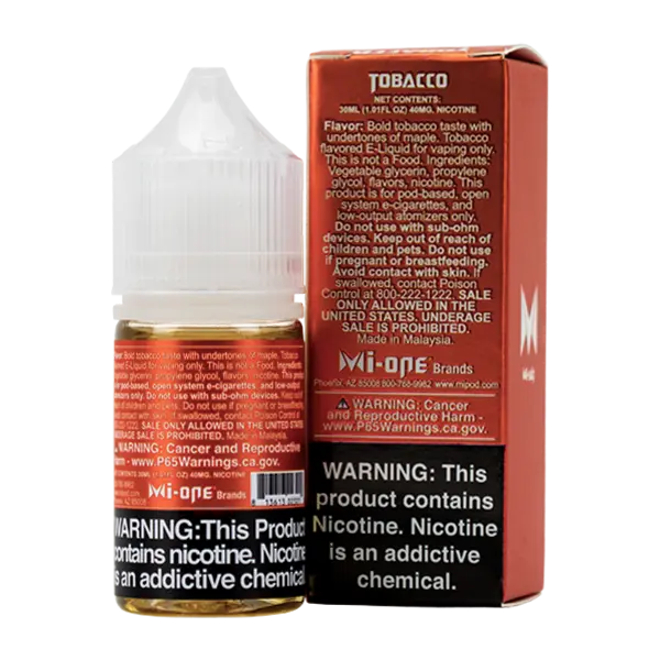 BUY 1 GET 1 FREE Tobacco Mi-Salt | Vape Amazon India Mi-Salt