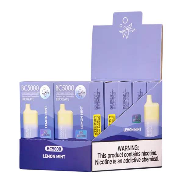 BUY 1 GET 1 FREE Lemon Mint BC5000 | Vape Amazon India EBCREATE