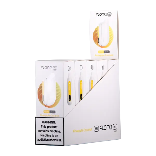 BUY 1 GET 1 FREE Pineapple Coconut FLONQ Max Smart | Vape Amazon India Flonq