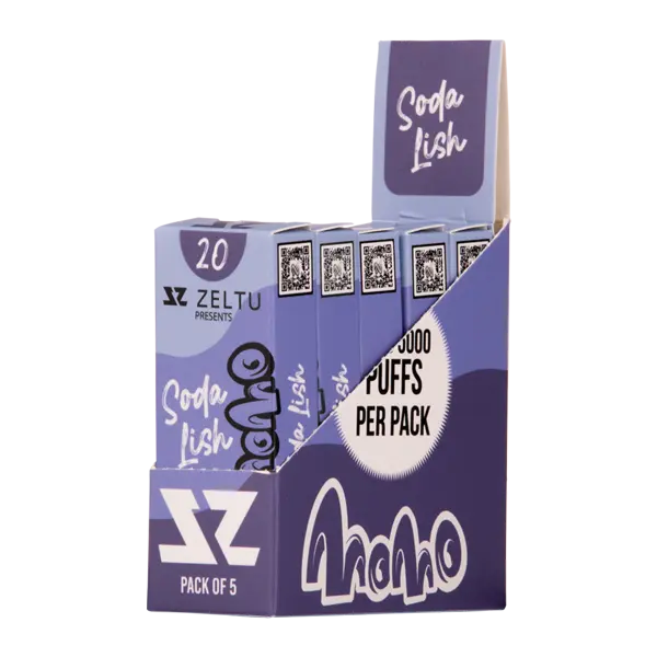 BUY 1 GET 1 FREE Soda Lish Momo Zeltu X3 Pods | Vape Amazon India Zeltu