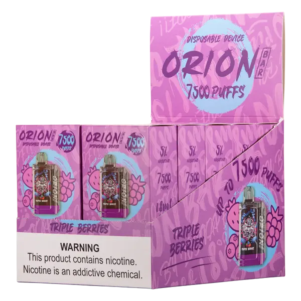 BUY 1 GET 1 FREE Triple Berries Orion Bar 7500 | Vape Amazon India Lost Vape