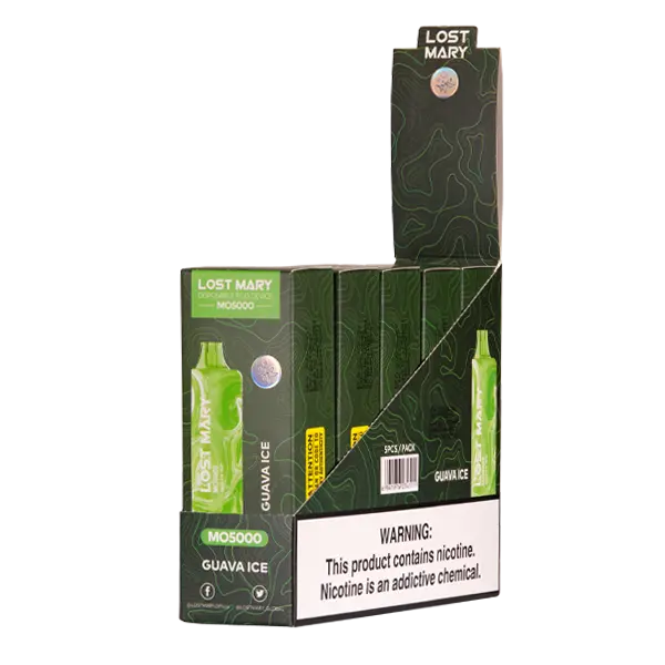 BUY 1 GET 1 FREE Guava Ice Lost Mary MO5000 | Vape Amazon India Lost Mary