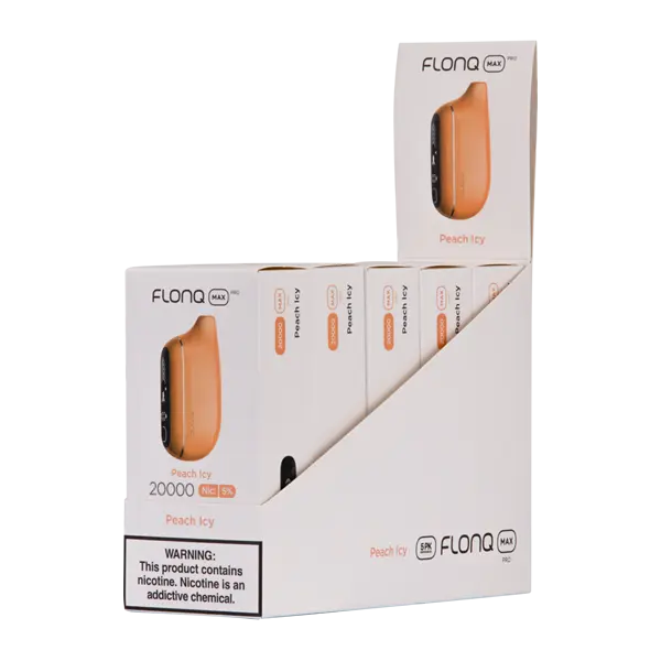 BUY 1 GET 1 FREE Peach Icy FLONQ Max Pro | Vape Amazon India Flonq
