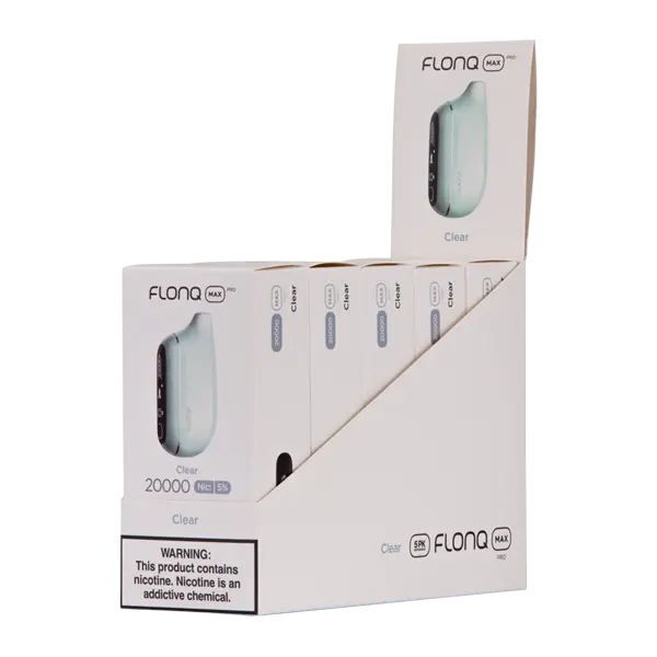 BUY 1 GET 1 FREE Clear FLONQ Max Pro | Vape Amazon India Flonq