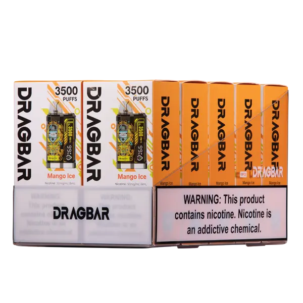 BUY 1 GET 1 FREE Mango Ice Dragbar B3500 | Vape Amazon India ZoVoo
