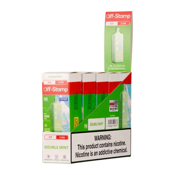 BUY 1 GET 1 FREE Double Mint Ice Off Stamp Ice Cube | Vape Amazon India Off Stamp