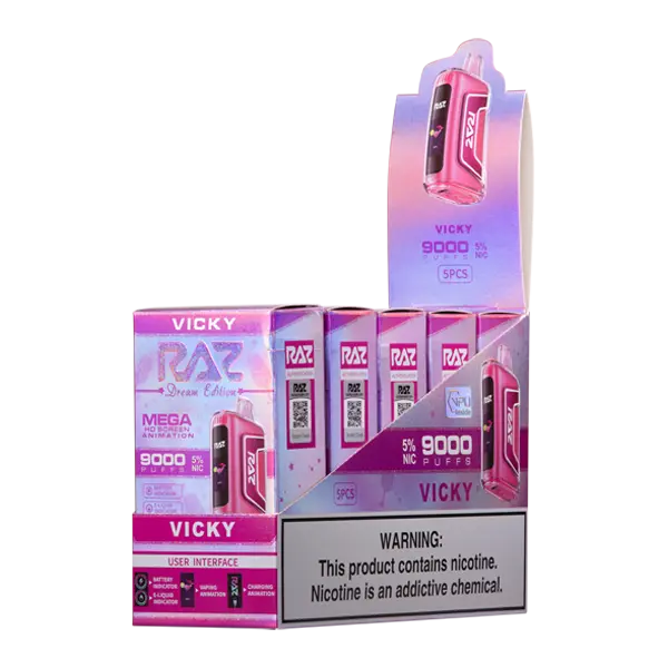 BUY 1 GET 1 FREE Vicky RAZ TN9000 | Vape Amazon India RAZ