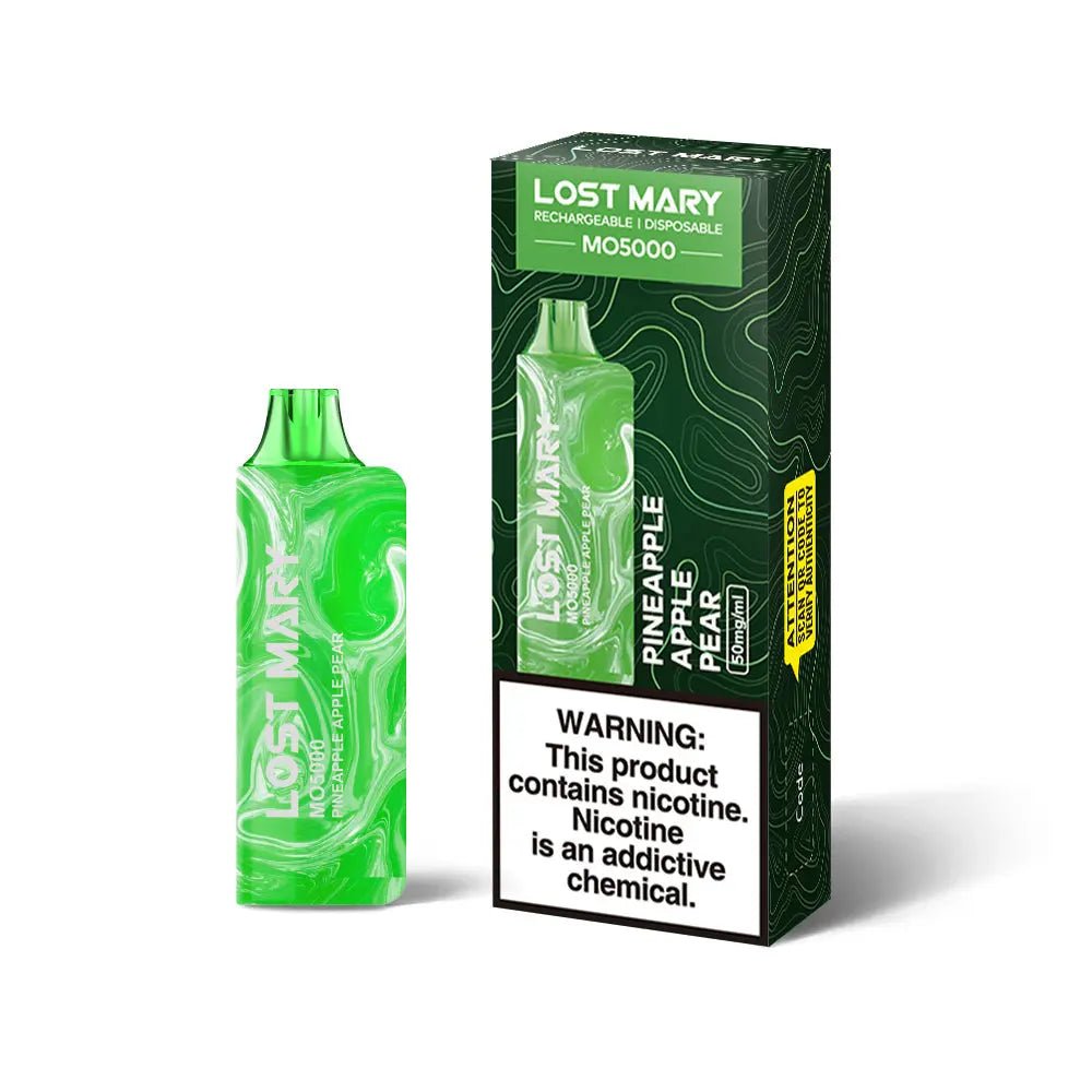 BUY 1 GET 1 FREE Pineapple Apple Pear Lost Mary MO5000 | Vape Amazon India Lost Mary